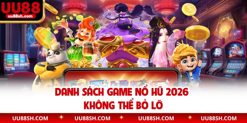 Danh sách game nổ hũ 2026 không thể bỏ lỡ